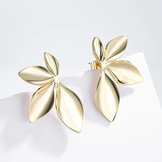 Edelstahl Blumen Ohrringe