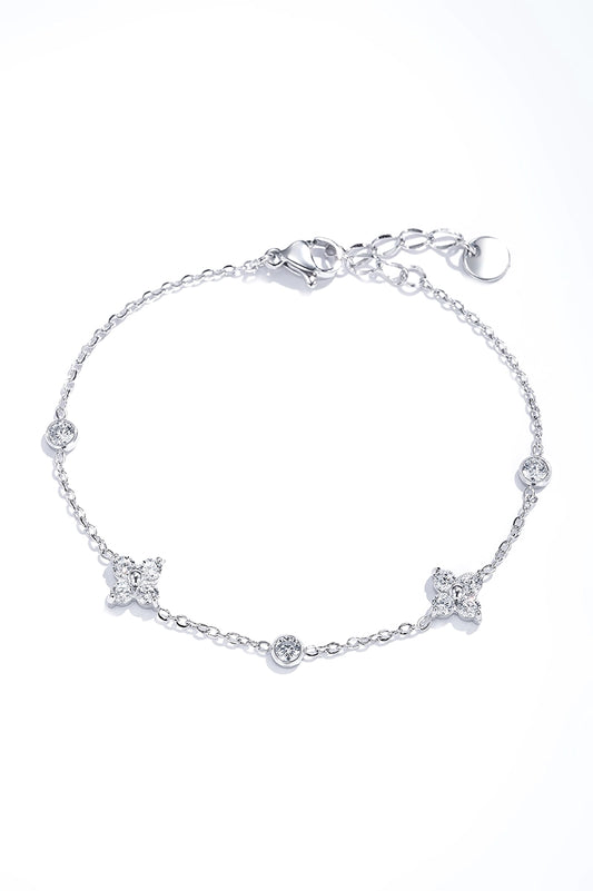 Brise Florale Armband in Gold & Silber